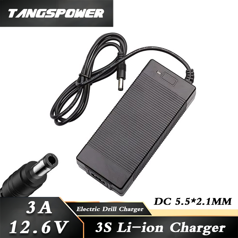 Fish Finder Charger - 12.6V 3A แบตเตอรี่ลิเธียมสําหรับ 3S แบตเตอรี่ Li-ion
