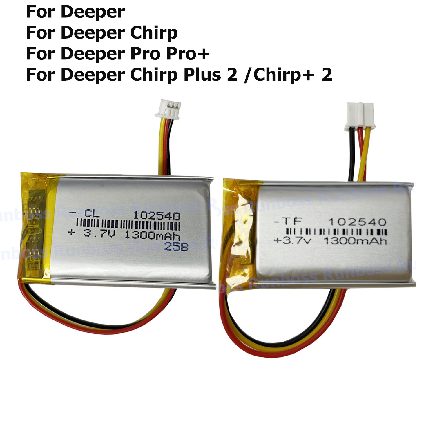 Fish Finder Gps - ใหม่ 3.7V 1300mAh แบตเตอรี่สำหรับ Deeper Pro