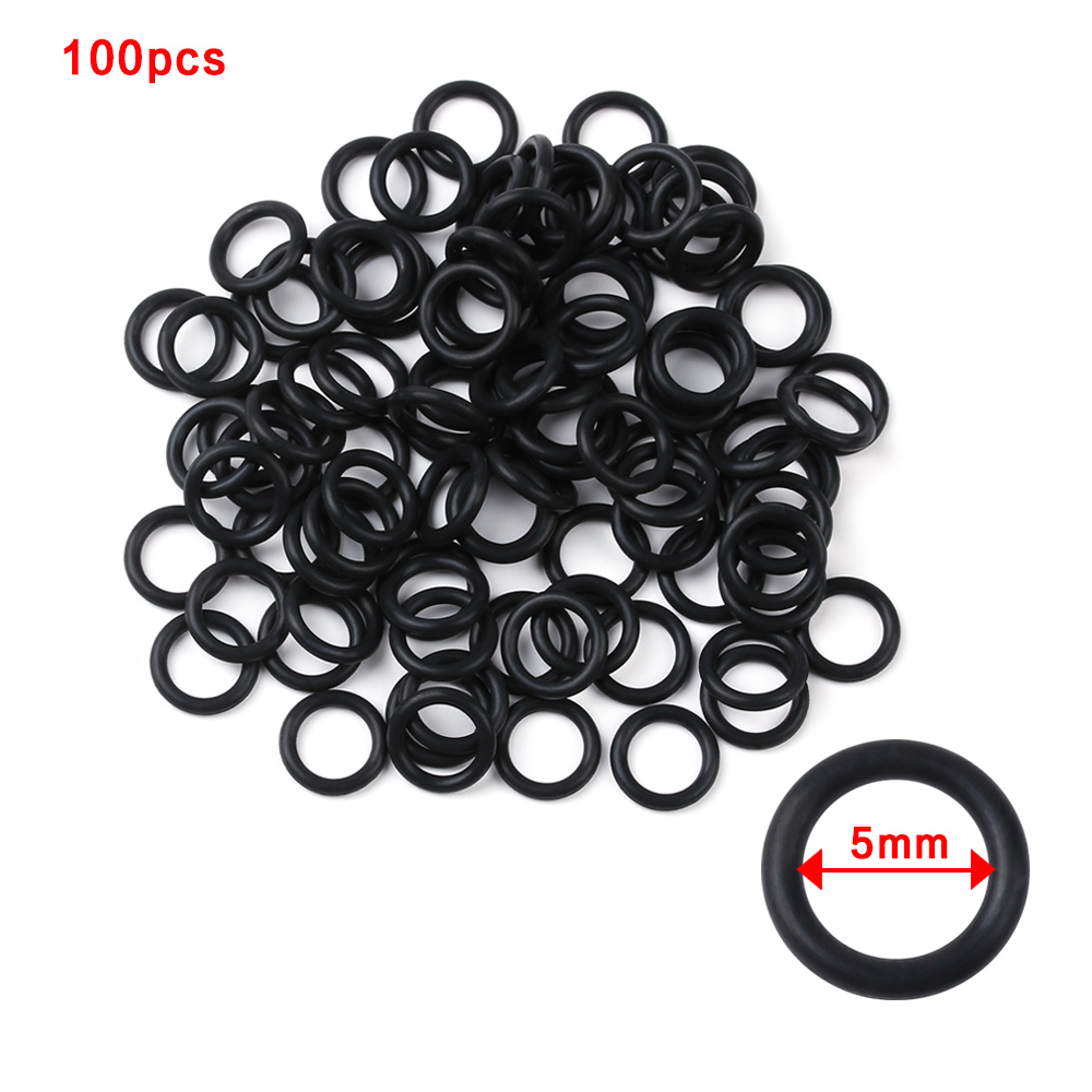 Bite Indicator - 100 PCs ยาง O - แหวนซีลปะเก็นสำหรับหนอน