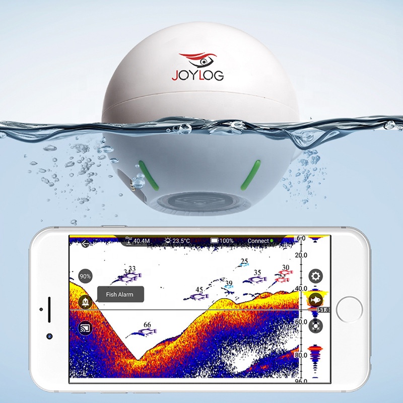 Fish Finder Portable - เครื่องวัดความลึกแบบพกพาไร้สาย 125KHz อัลตราโซนิก รุ่นใหม่ สำหรับขายส่ง ความลึก