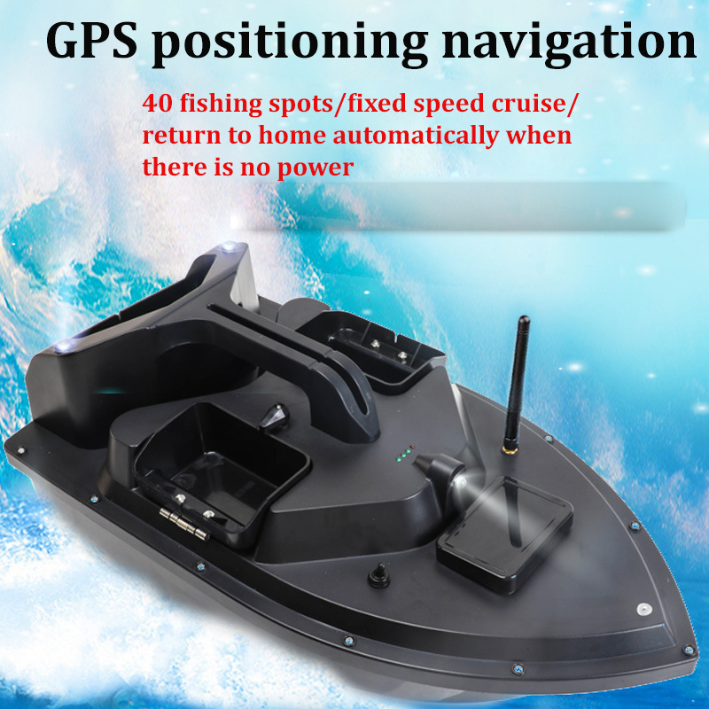 Fish Finder Gps - GPS RC เหยื่อเรือ 40 จุดตกปลาปลา Finder