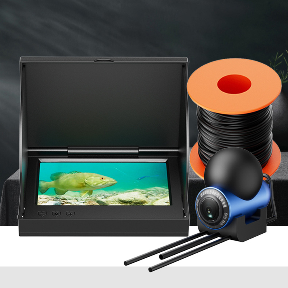Fishing Depth Finder - เครื่องหาปลาหน้าจอ HD ขนาด 4.3 นิ้ว พร้อมกล้องใต้น้ำมุมกว้าง