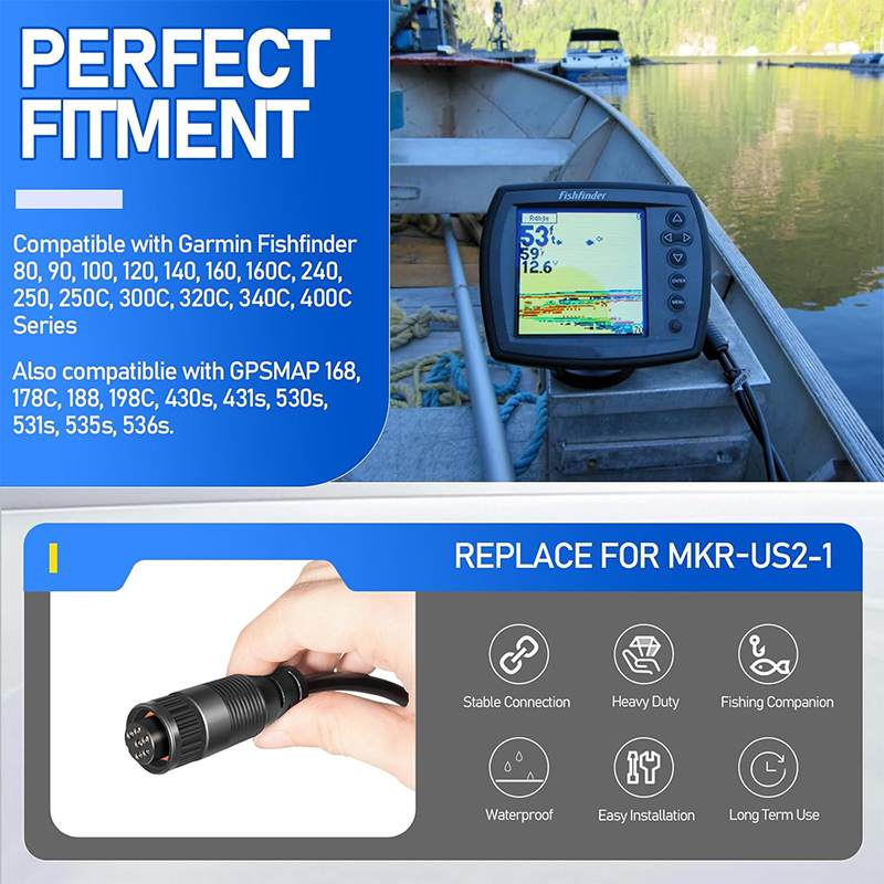 สายอะแดปเตอร์ MKR-US2-1 สายโซน - Fish Finder Cable บทวิจารณ์และราคา