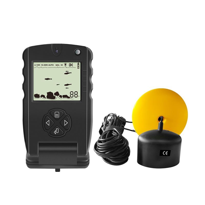 เครื่องหาปลาแบบพกพาใหม่, โซนาร - Fishing Depth Finder บทวิจารณ์และราคา