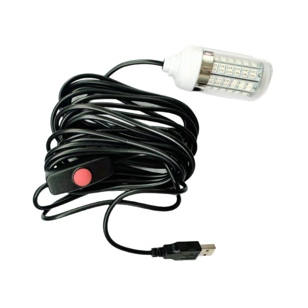 ไฟล่อปลาใต้น้ำ 5V สีเขียว/ขาว/ - Fish Finder Charger บทวิจารณ์และราคา