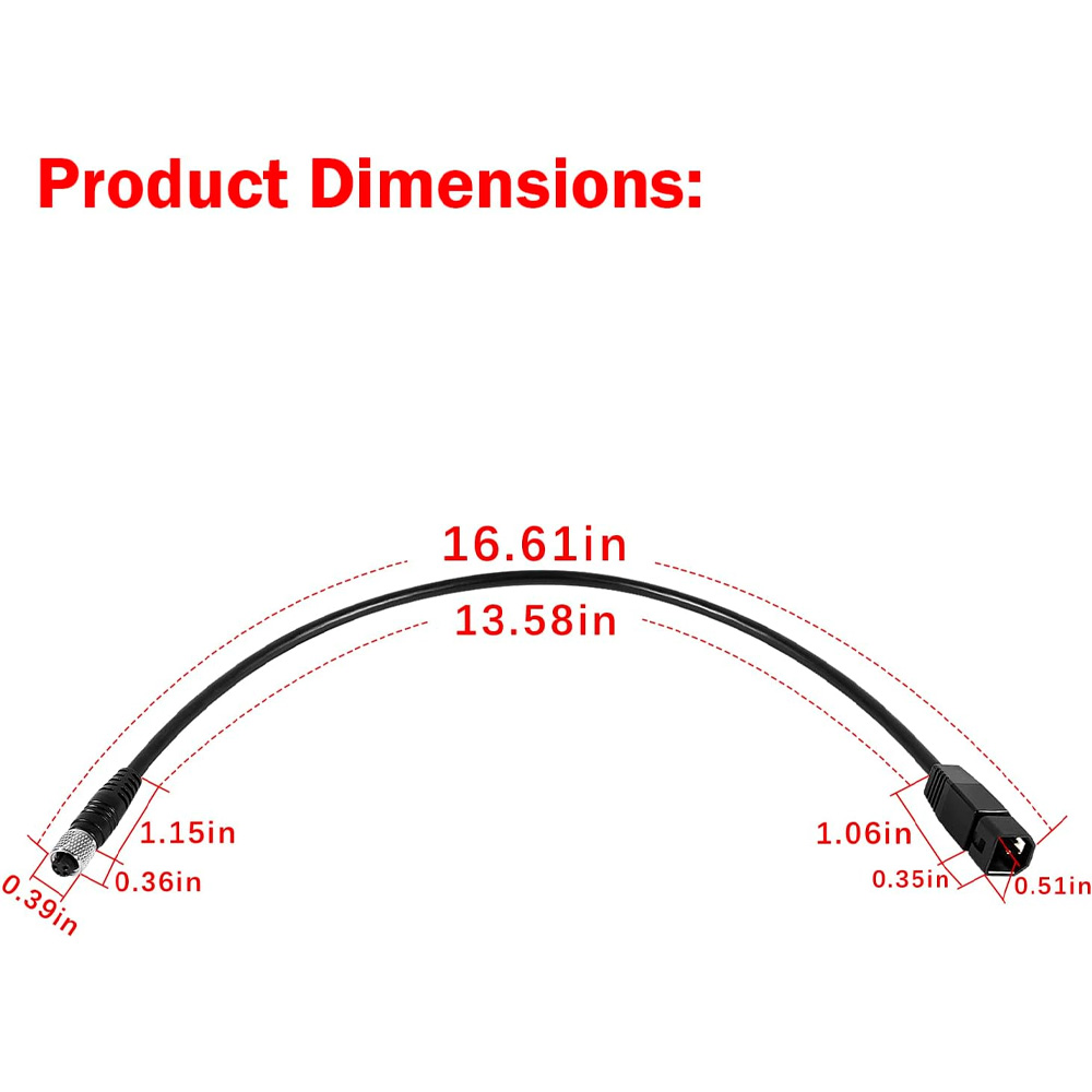 สายอะแดปเตอร์ทรานสดิวเซอร์ 7 พ - Fish Finder Cable บทวิจารณ์และราคา