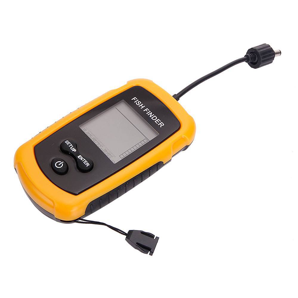 เครื่องตรวจจับปลาแบบพกพา 100 เ - Fishing Depth Finder บทวิจารณ์และราคา