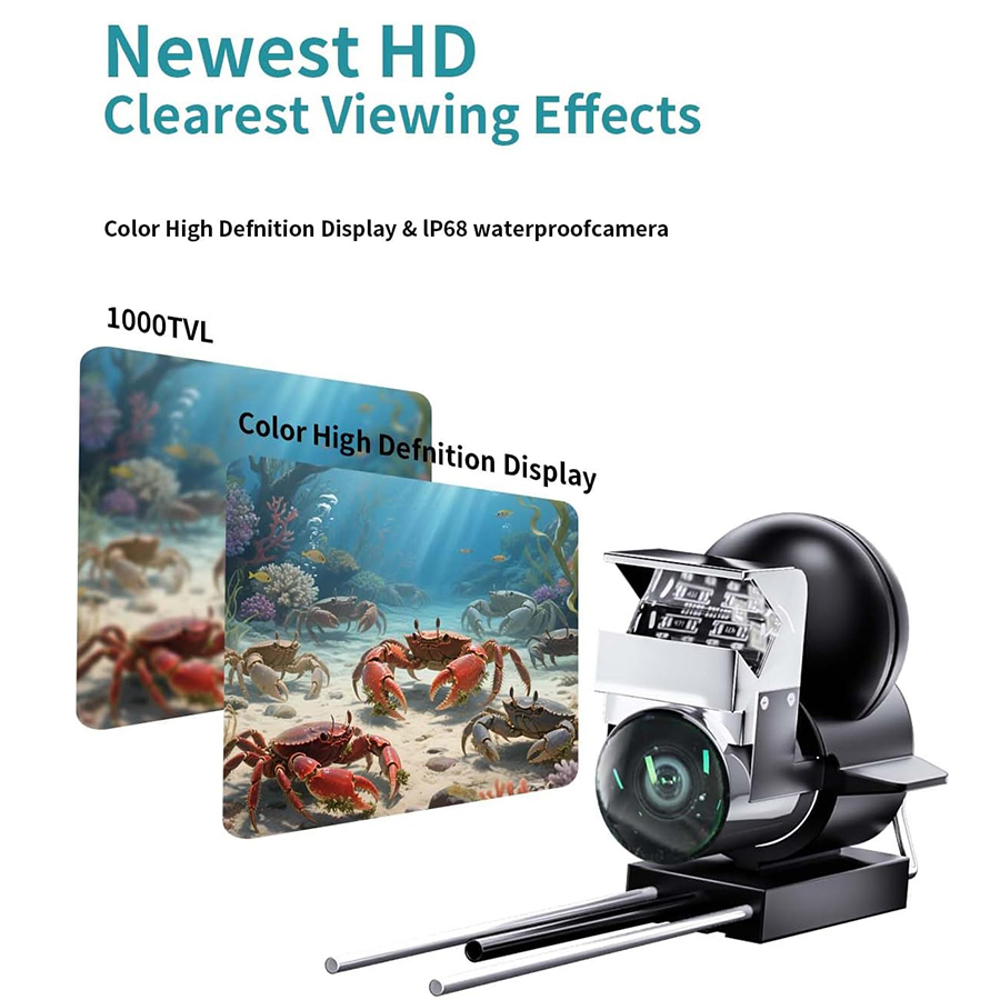 เครื่องหาปลาแบบพกพา FOURQ หน้า - Fishing Depth Finder บทวิจารณ์และราคา