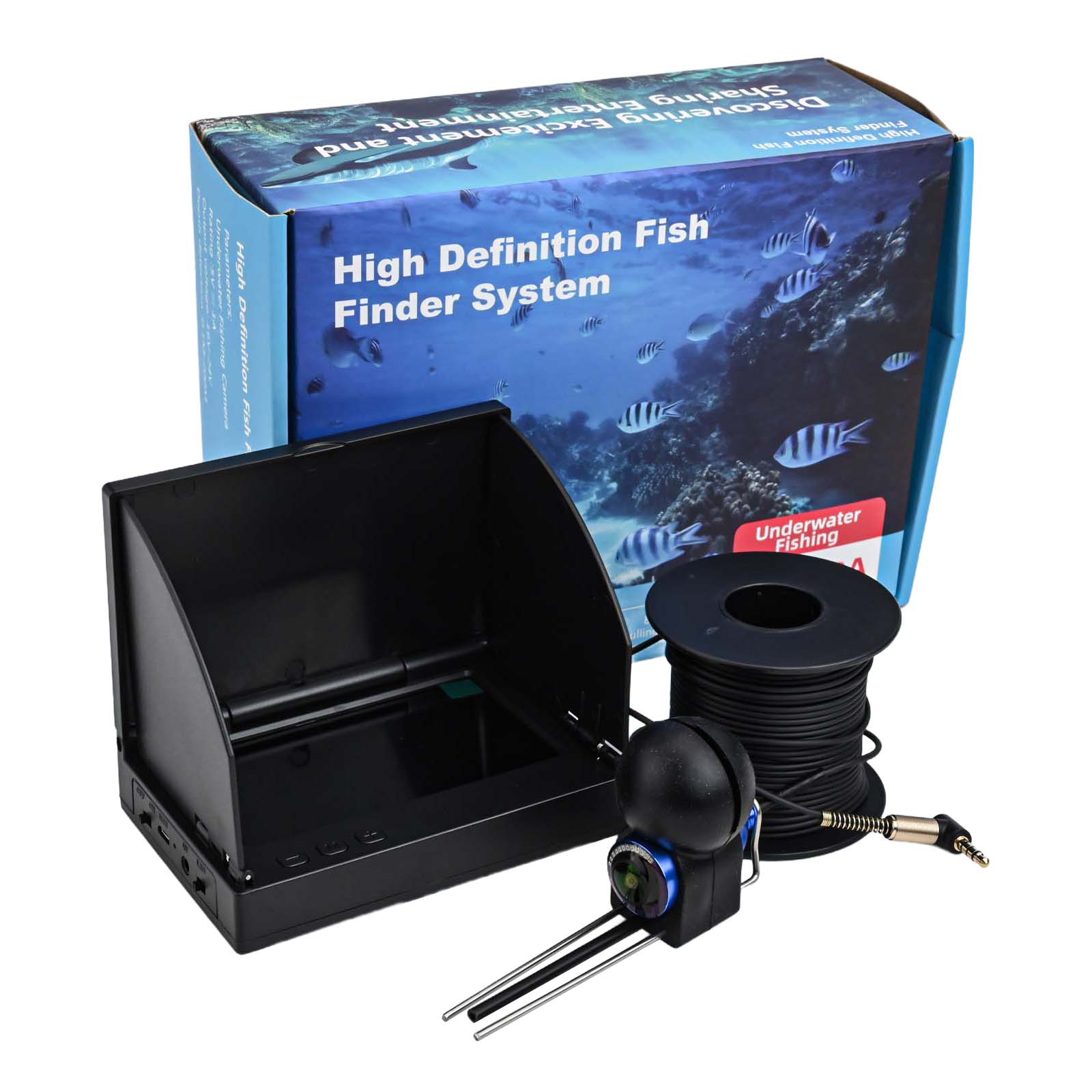 เครื่องหาปลาหน้าจอ HD ขนาด 4.3 - Fishing Depth Finder บทวิจารณ์และราคา