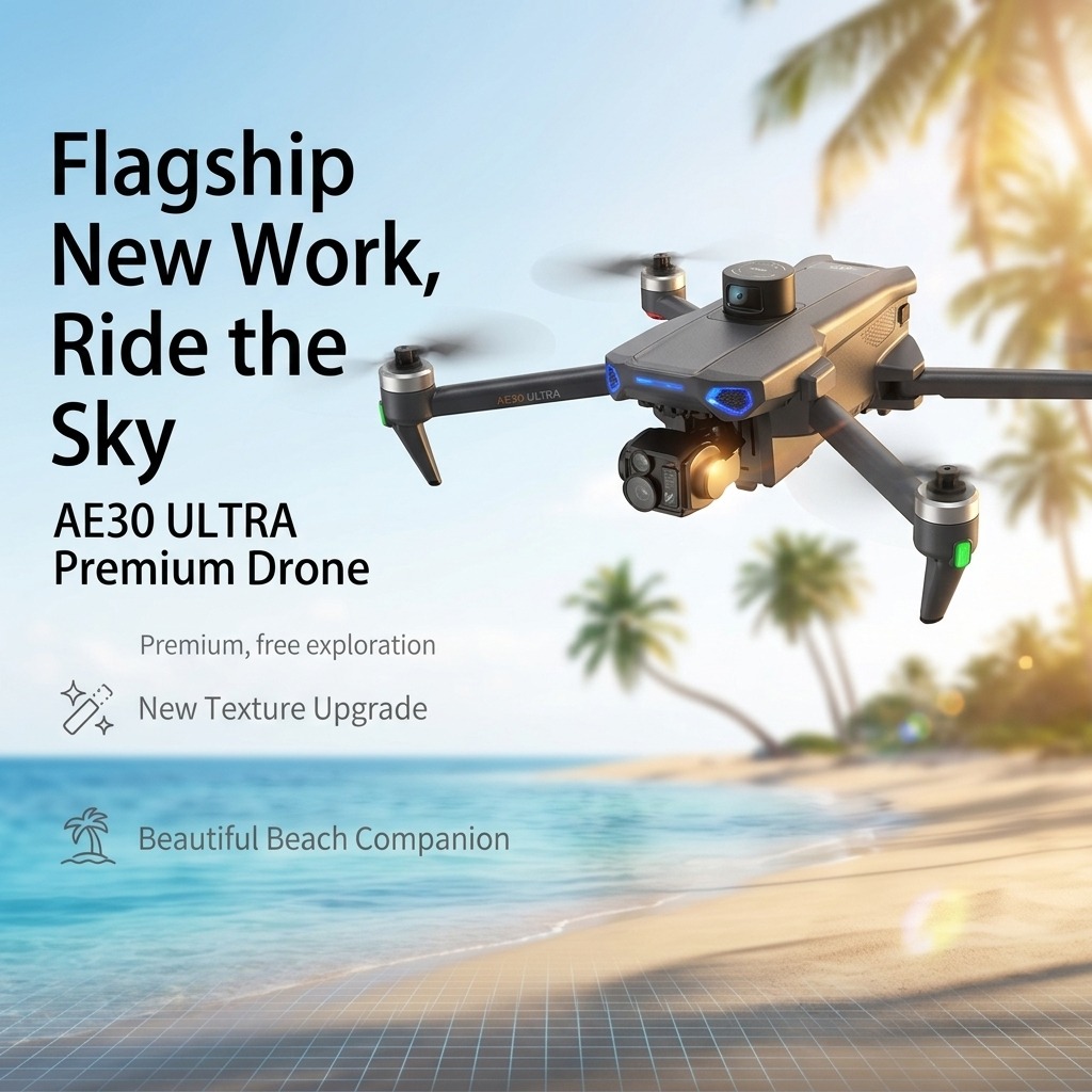 โดรน NEW AE30 Ultra GPS 4K กล้ - Fishing Gps บทวิจารณ์และราคา